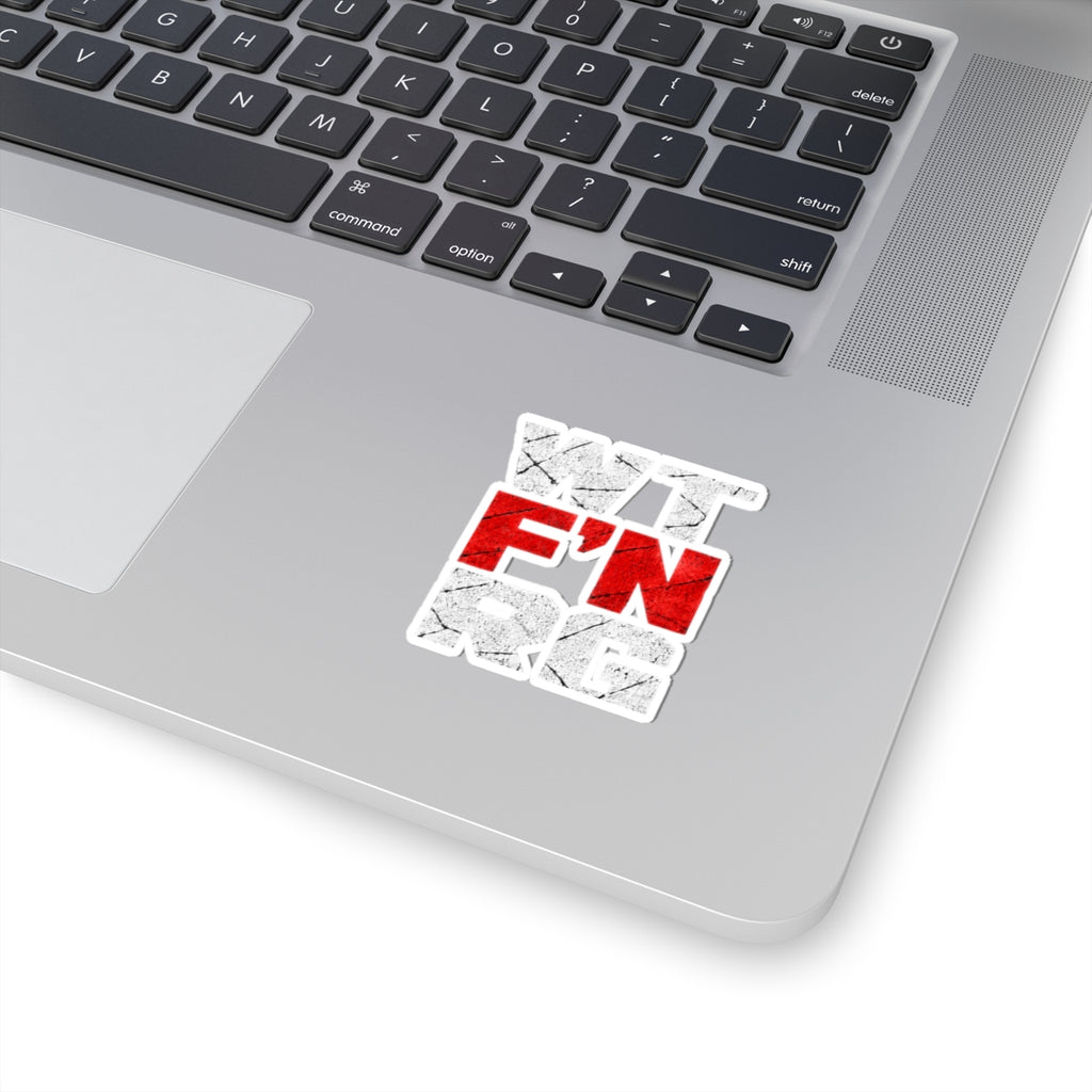 WTF'N RG Bold Text Sticker