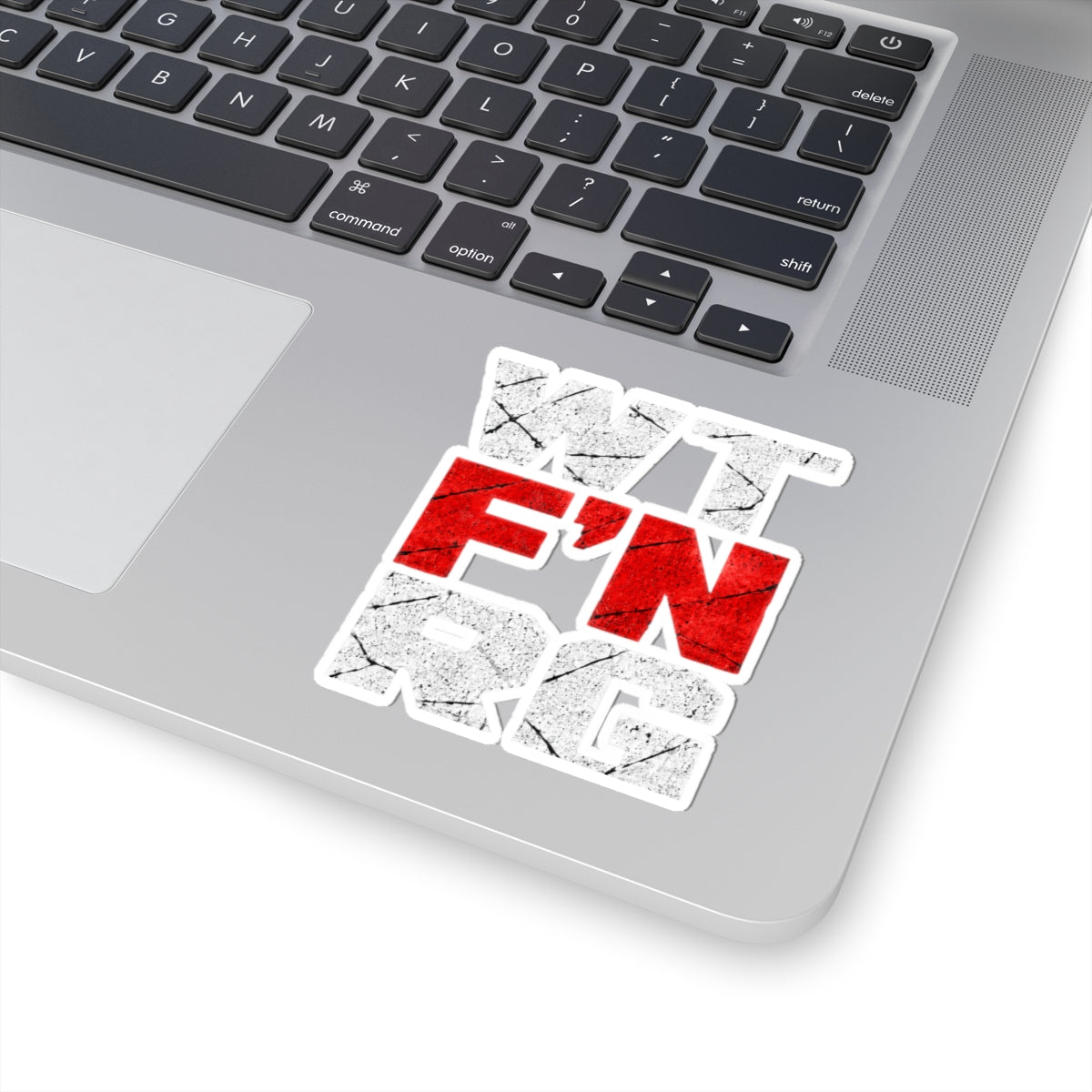 WTF'N RG Bold Text Sticker