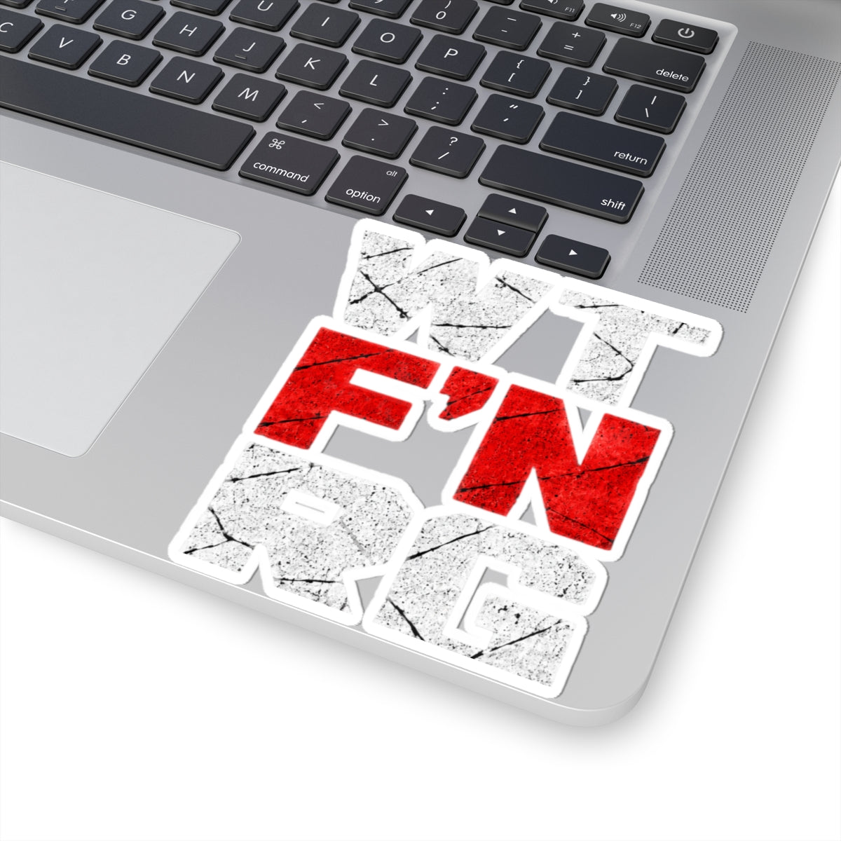 WTF'N RG Bold Text Sticker